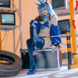 屿鱼《碧蓝航线 花园赛车服》写真图集 82P｜在线预览与图包下载