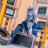 屿鱼《碧蓝航线 花园赛车服》写真图集 82P｜在线预览与图包下载
