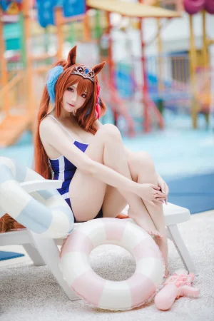 瓜希酱《赛马娘大和赤骥》写真图集 30P｜在线预览与图包下载