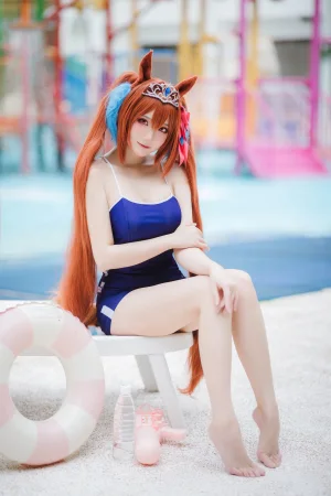 瓜希酱《赛马娘大和赤骥》写真图集 30P｜在线预览与图包下载