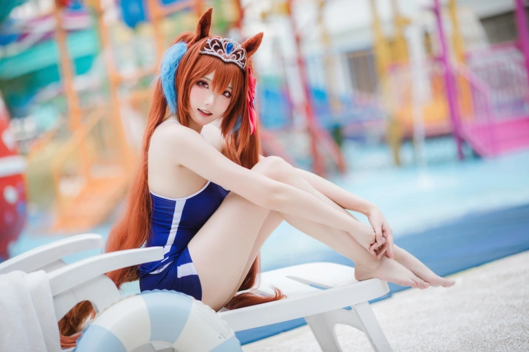 瓜希酱《赛马娘大和赤骥》写真图集 30P｜在线预览与图包下载