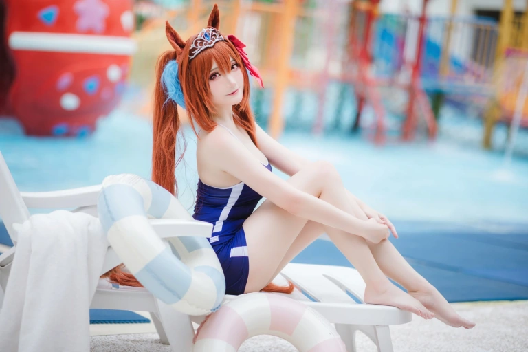 瓜希酱《赛马娘大和赤骥》写真图集 30P｜在线预览与图包下载