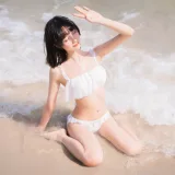 木棉棉《焦糖白》写真图集 38P｜在线预览与图包下载