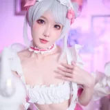 阿包也是兔娘《七夕粉粉女仆》写真图集 49P｜在线预览与图包下载