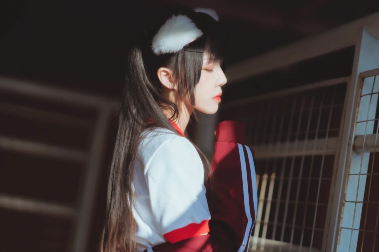 桜桃喵《桜桃未熟2 红色体操服》写真图集 44P｜在线预览与图包下载