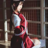 桜桃喵《桜桃未熟2 红色体操服》写真图集 44P｜在线预览与图包下载