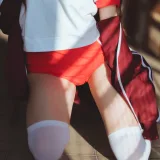 桜桃喵《桜桃未熟2 红色体操服》写真图集 44P｜在线预览与图包下载