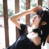 木棉棉《黑色魅惑》写真图集 23P｜在线预览与图包下载