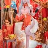 阿包也是兔娘《新春贺图 龙妹》写真图集 44P+1V｜在线预览与图包下载