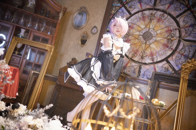 阿包也是兔娘《拉姆女仆》写真图集 22P｜在线预览与图包下载