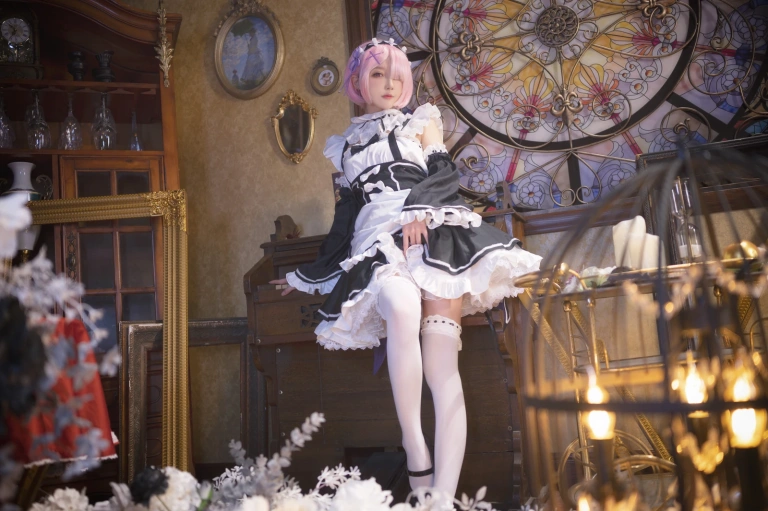 阿包也是兔娘《拉姆女仆》写真图集 22P｜在线预览与图包下载