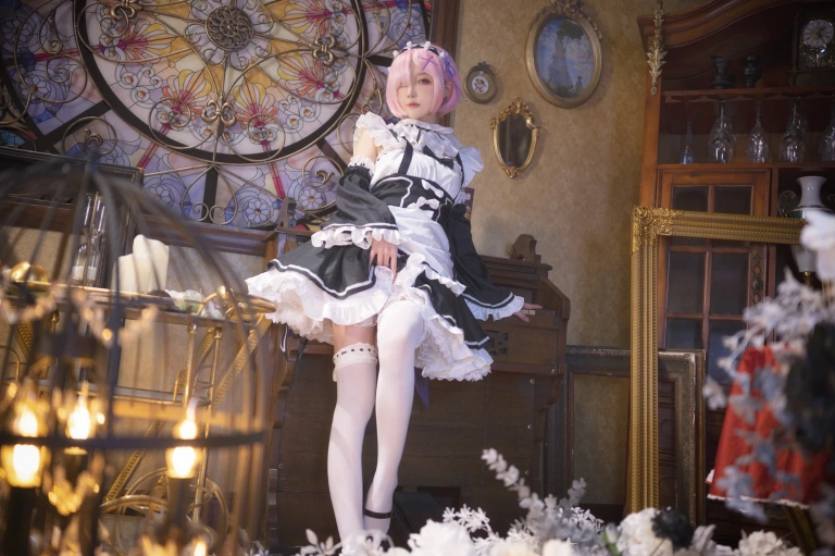 阿包也是兔娘《拉姆女仆》写真图集 22P｜在线预览与图包下载