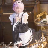 阿包也是兔娘《拉姆女仆》写真图集 22P｜在线预览与图包下载