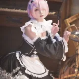 阿包也是兔娘《拉姆女仆》写真图集 22P｜在线预览与图包下载