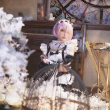阿包也是兔娘《拉姆女仆》写真图集 22P｜在线预览与图包下载