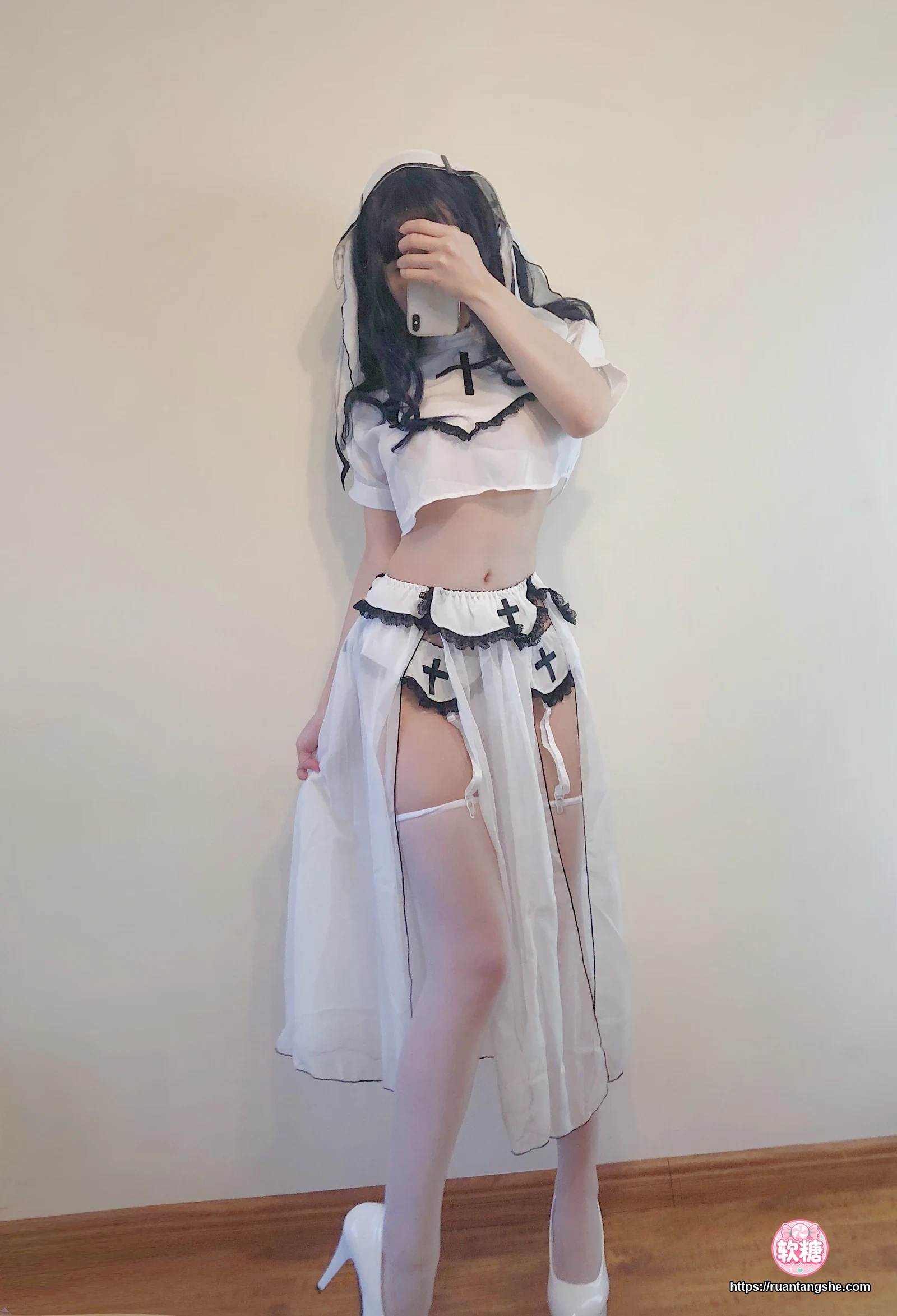小仓千代 小仓千代 NO.077 - 白色修女服自拍