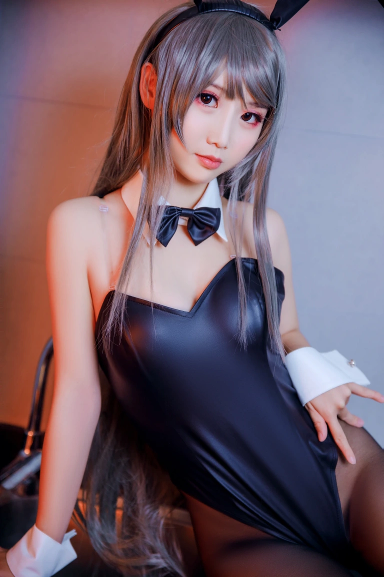 面饼仙儿《樱岛麻衣兔女郎》写真图集 16P｜在线预览与图包下载