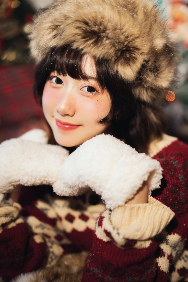 木棉棉《圣诞快乐》写真图集 25P｜在线预览与图包下载