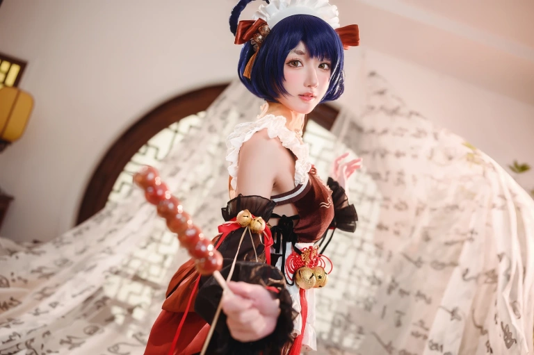阿包也是兔娘《香菱女仆》写真图集 41P｜在线预览与图包下载