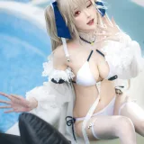 阿包也是兔娘《安克雷奇泳装》写真图集 36P｜在线预览与图包下载
