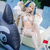 阿包也是兔娘《安克雷奇泳装》写真图集 36P｜在线预览与图包下载