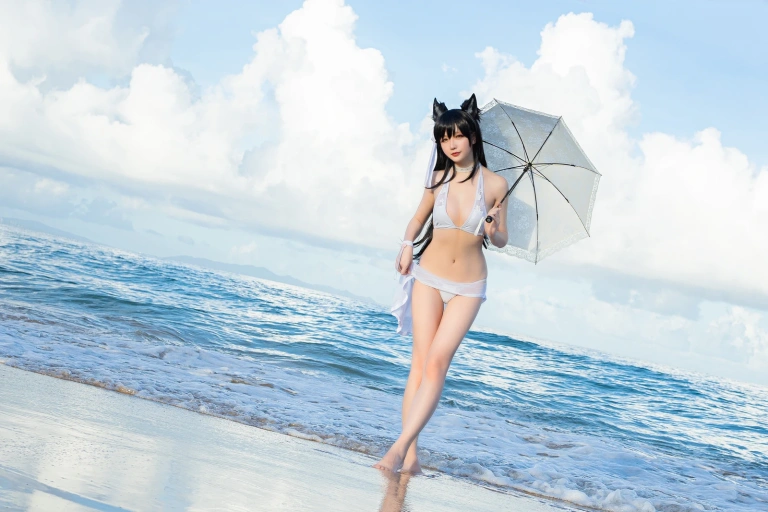 星之迟迟《《鸣夏》 爱宕》写真图集 10P｜在线预览与图包下载