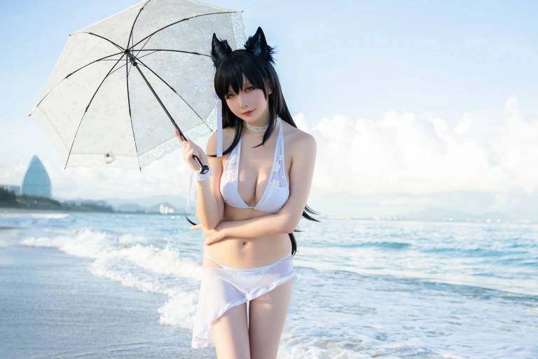 星之迟迟《《鸣夏》 爱宕》写真图集 10P｜在线预览与图包下载