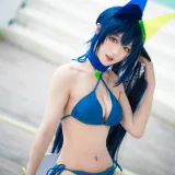 阿包也是兔娘《花园泳装》写真图集 35P｜在线预览与图包下载