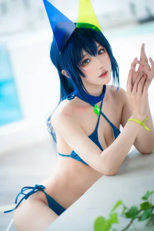 阿包也是兔娘《花园泳装》写真图集 35P｜在线预览与图包下载