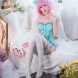 阿包也是兔娘《梦梦 婚纱内衣》写真图集 33P｜在线预览与图包下载