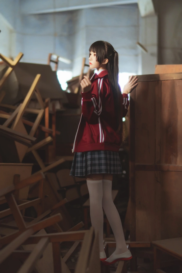 桜桃喵《桜桃未熟3 废弃教室》写真图集 38P｜在线预览与图包下载