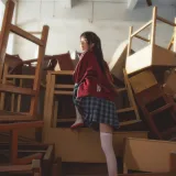 桜桃喵《桜桃未熟3 废弃教室》写真图集 38P｜在线预览与图包下载