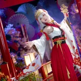 阿包也是兔娘《樱境物语 巫女浴池》写真图集 58P+1V｜在线预览与图包下载