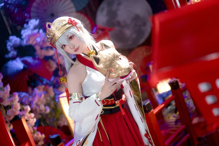 阿包也是兔娘《樱境物语 巫女浴池》写真图集 58P+1V｜在线预览与图包下载