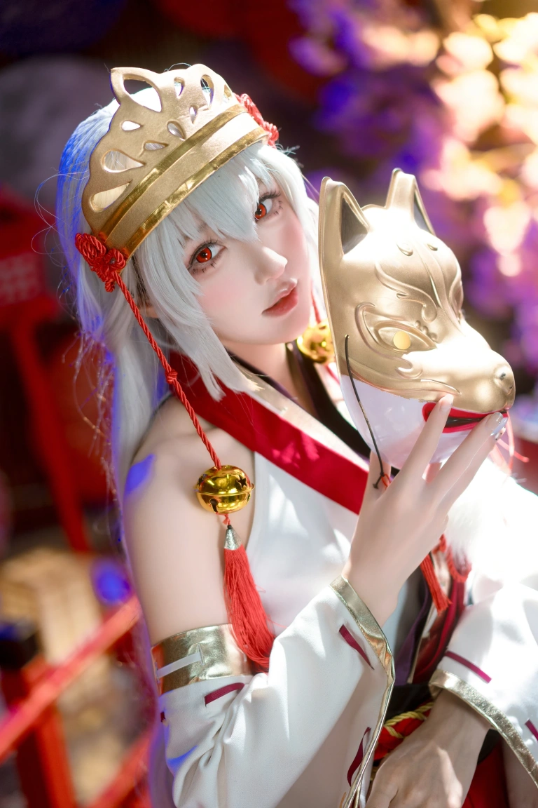 阿包也是兔娘《樱境物语 巫女浴池》写真图集 58P+1V｜在线预览与图包下载