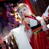 阿包也是兔娘《樱境物语 巫女浴池》写真图集 58P+1V｜在线预览与图包下载
