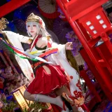 阿包也是兔娘《樱境物语 巫女浴池》写真图集 58P+1V｜在线预览与图包下载