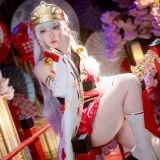 阿包也是兔娘《樱境物语 巫女浴池》写真图集 58P+1V｜在线预览与图包下载