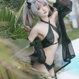 阿包也是兔娘《碧蓝航线 阿诺德》写真图集 38P｜在线预览与图包下载