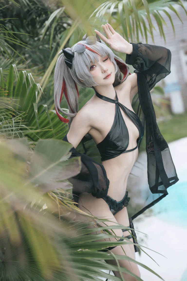 阿包也是兔娘《碧蓝航线 阿诺德》写真图集 38P｜在线预览与图包下载
