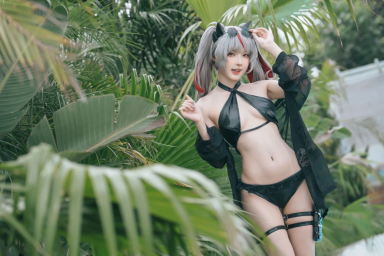 阿包也是兔娘《碧蓝航线 阿诺德》写真图集 38P｜在线预览与图包下载