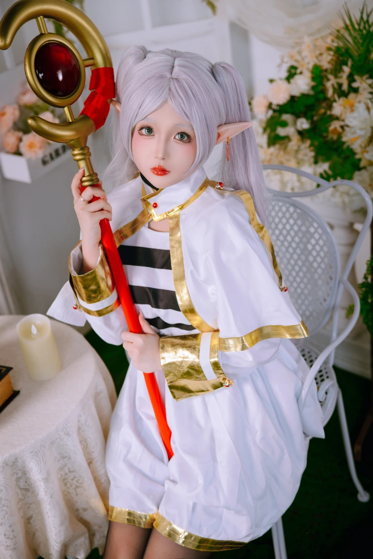 日奈娇(椎名莜)《芙莉莲》写真图集 50P｜在线预览与图包下载