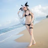 星之迟迟《《鸣夏》 欧根》写真图集 10P｜在线预览与图包下载