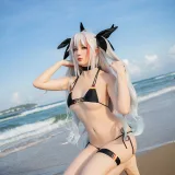 星之迟迟《《鸣夏》 欧根》写真图集 10P｜在线预览与图包下载
