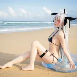 星之迟迟《《鸣夏》 欧根》写真图集 10P｜在线预览与图包下载