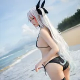 星之迟迟《《鸣夏》 欧根》写真图集 10P｜在线预览与图包下载