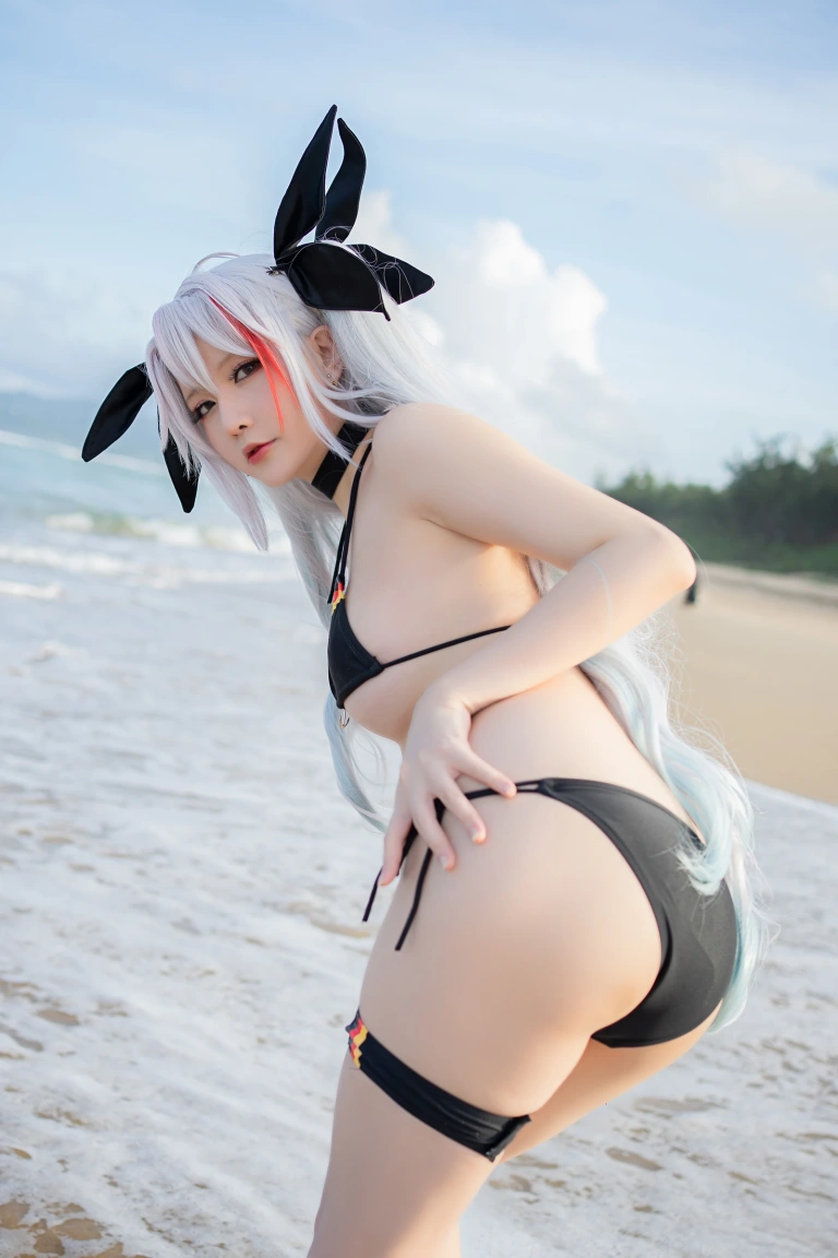 星之迟迟《《鸣夏》 欧根》写真图集 10P｜在线预览与图包下载