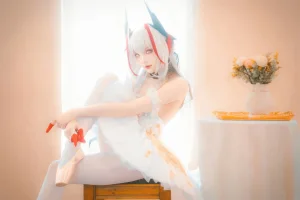 瓜希酱《明日方舟 w芭蕾》写真图集 15P｜在线预览与图包下载