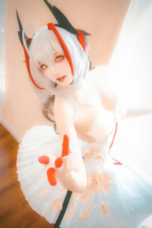 瓜希酱《明日方舟 w芭蕾》写真图集 15P｜在线预览与图包下载