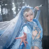 阿包也是兔娘《冰雪2B》写真图集 42P｜在线预览与图包下载
